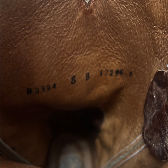 Lucchese Wings Women's Tooled Inlay Western Boot - Picture 4 of 5